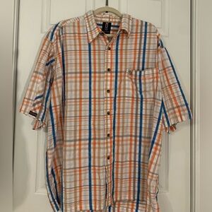 Phat Farm Multicolor Plaid Button Down Shirt XXL